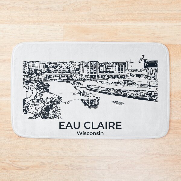 Item preview, Eau Claire - Wisconsin designed and sold by Lakeric Cityscapes.
