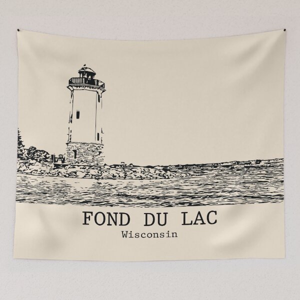 Item preview, Fond du Lac - Wisconsin designed and sold by Lakeric Cityscapes.