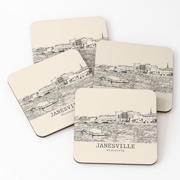 Item preview, Janesville - Wisconsin designed and sold by Lakeric Cityscapes.