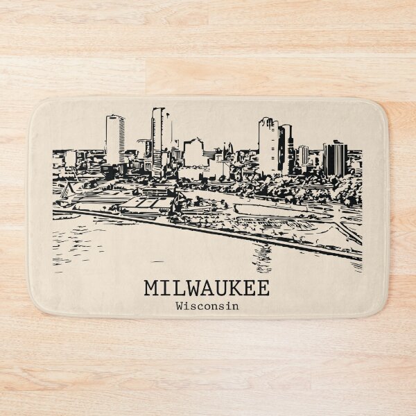 Artikelvorschau, Milwaukee - Wisconsin entworfen und verkauft von Lakeric Cityscapes.