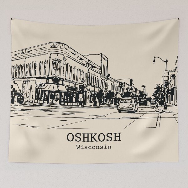 Item preview, Oshkosh - Wisconsin designed and sold by Lakeric Cityscapes.