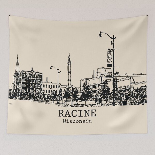 Item preview, Racine - Wisconsin designed and sold by Lakeric Cityscapes.