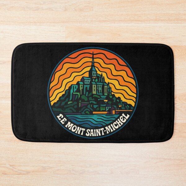 Item preview, Le Mont Saint Michel Retro Travel designed and sold by TomFrontierArt.