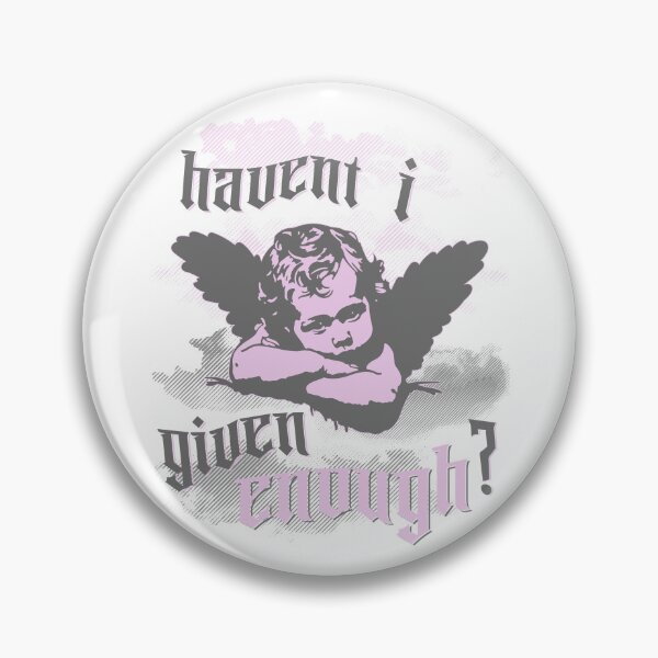 Item preview, Given Enough pink cherub designed and sold by yourvanitybrand.