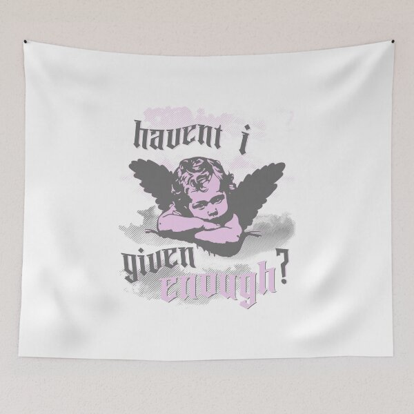 Item preview, Given Enough pink cherub designed and sold by yourvanitybrand.
