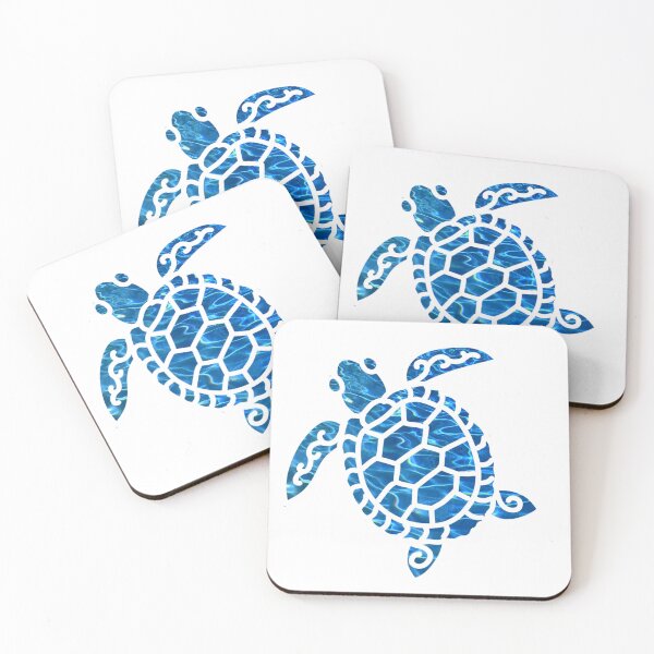 Item preview, Cute Sea Turtle drawing blue ocean waves   designed and sold by hollycooper.