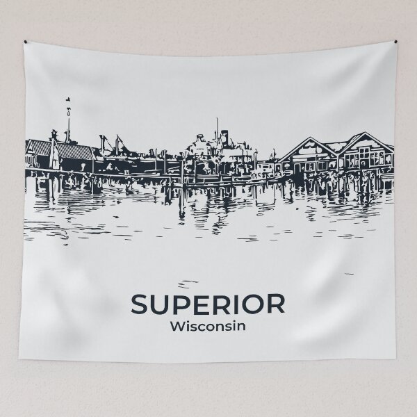 Item preview, Superior - Wisconsin designed and sold by Lakeric Cityscapes.