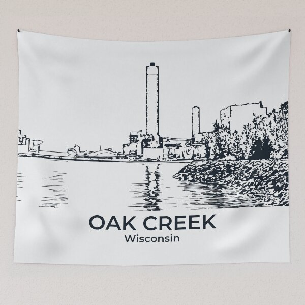 Item preview, Oak Creek - Wisconsin designed and sold by Lakeric Cityscapes.