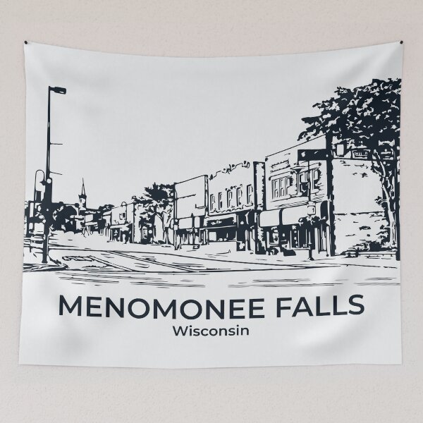 Item preview, Menomonee Falls - Wisconsin designed and sold by Lakeric Cityscapes.