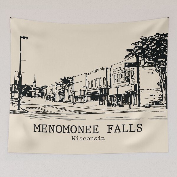 Item preview, Menomonee Falls - Wisconsin designed and sold by Lakeric Cityscapes.