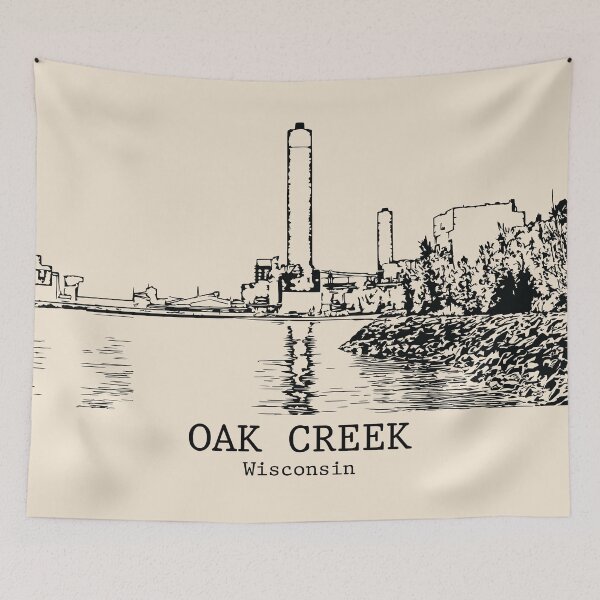 Item preview, Oak Creek - Wisconsin designed and sold by Lakeric Cityscapes.