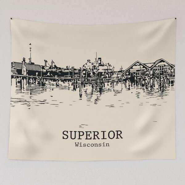 Item preview, Superior - Wisconsin designed and sold by Lakeric Cityscapes.