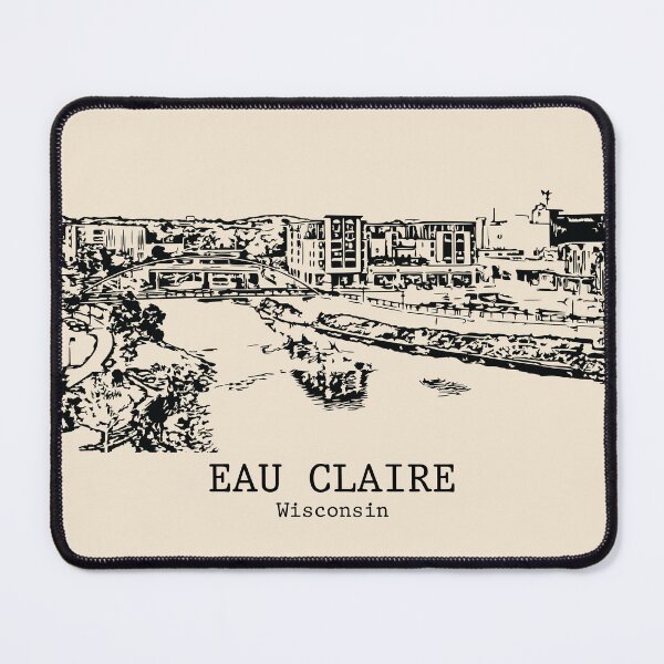 Item preview, Eau Claire - Wisconsin designed and sold by Lakeric Cityscapes.