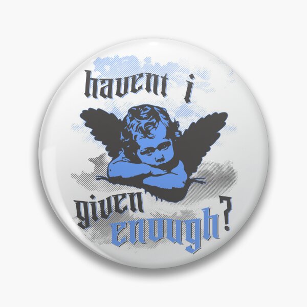 Item preview, Copy of Given Enough blue cherub designed and sold by yourvanitybrand.
