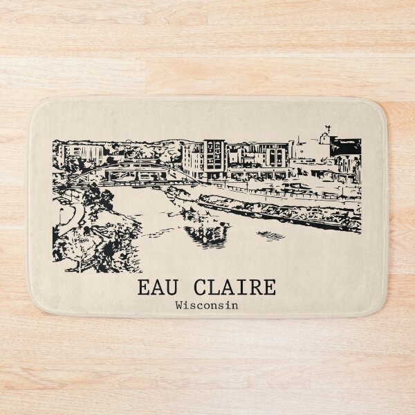 Item preview, Eau Claire - Wisconsin designed and sold by Lakeric Cityscapes.