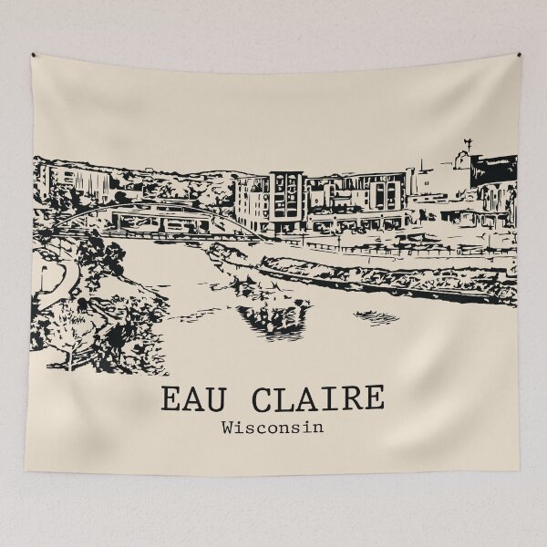 Item preview, Eau Claire - Wisconsin designed and sold by Lakeric Cityscapes.