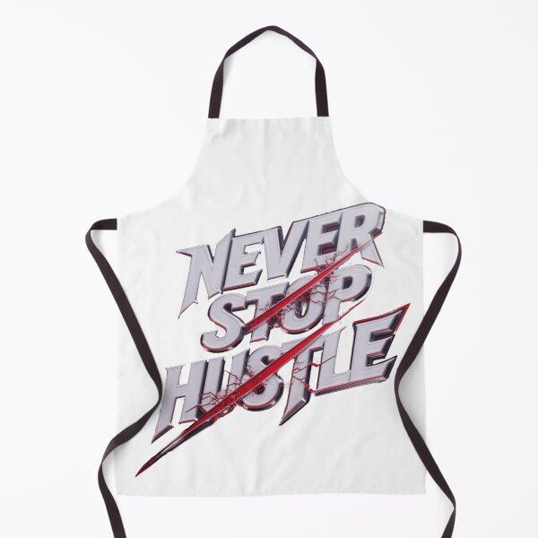 Item preview, Never Stop The Hustle – Red Slash Rebel Motivational Street Sticker Art designed and sold by ARTCREATESHOP.