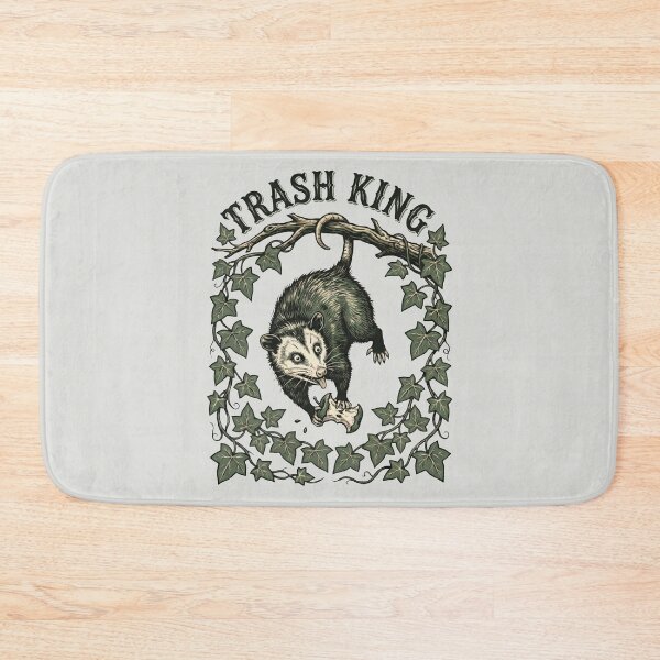 Item preview, Trash King - Vintage Opossum Woodcut designed and sold by DigitalGlade.