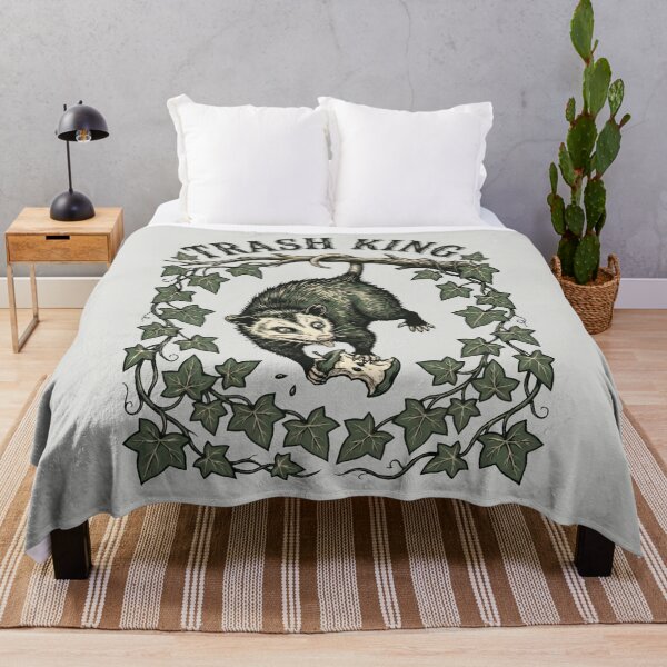 Item preview, Trash King - Vintage Opossum Woodcut designed and sold by DigitalGlade.