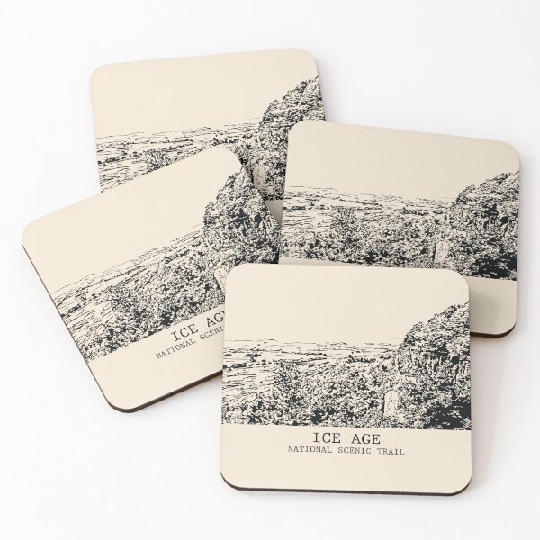 Item preview, Ice Age National Scenic Trail designed and sold by Lakeric Cityscapes.
