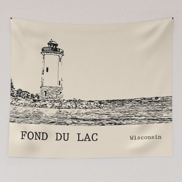 Item preview, Fond du Lac Wisconsin designed and sold by Lakeric Cityscapes.