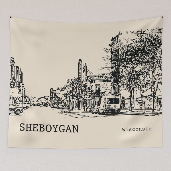 Item preview, Sheboygan Wisconsin designed and sold by Lakeric Cityscapes.