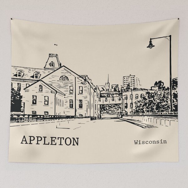 Item preview, Appleton Wisconsin designed and sold by Lakeric Cityscapes.