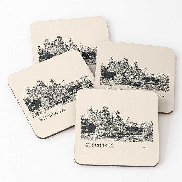 Item preview, Wisconsin USA designed and sold by Lakeric Cityscapes.