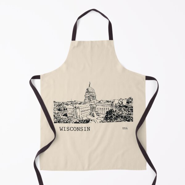 Item preview, Wisconsin State USA designed and sold by Lakeric Cityscapes.