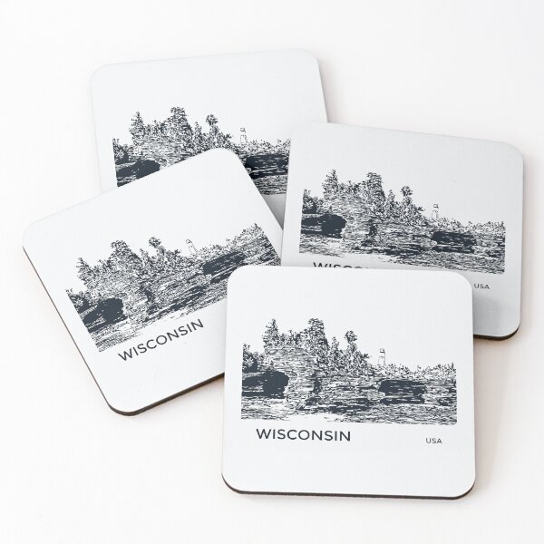 Item preview, Wisconsin USA designed and sold by Lakeric Cityscapes.