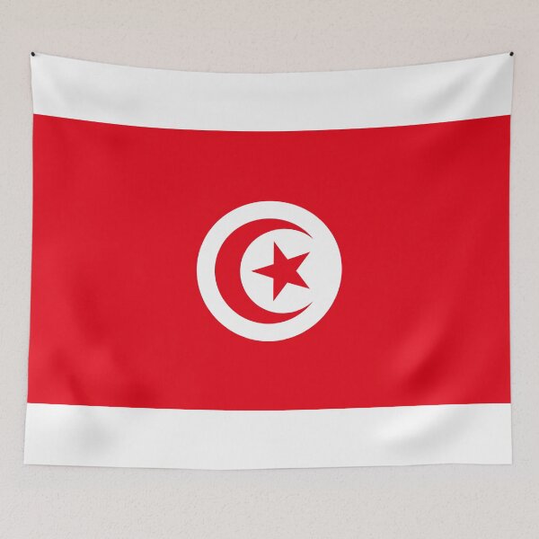 Item preview, Classic Tunisia National Flag - Tunisian Pride & Mediterranean Heritage designed and sold by NTGUILTY.