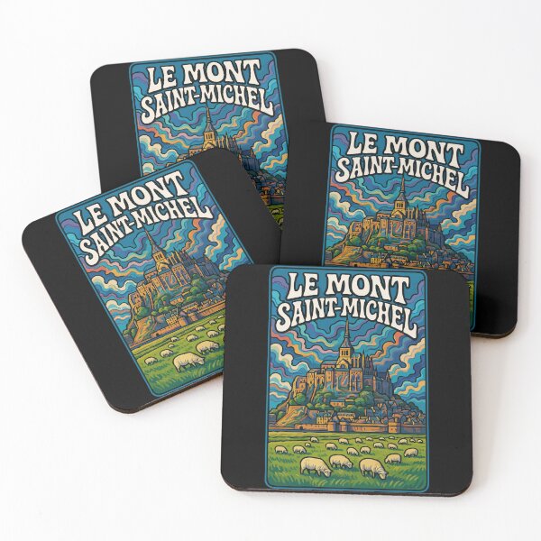 Item preview, Mont Saint Michel Trippy Travel designed and sold by TomFrontierArt.