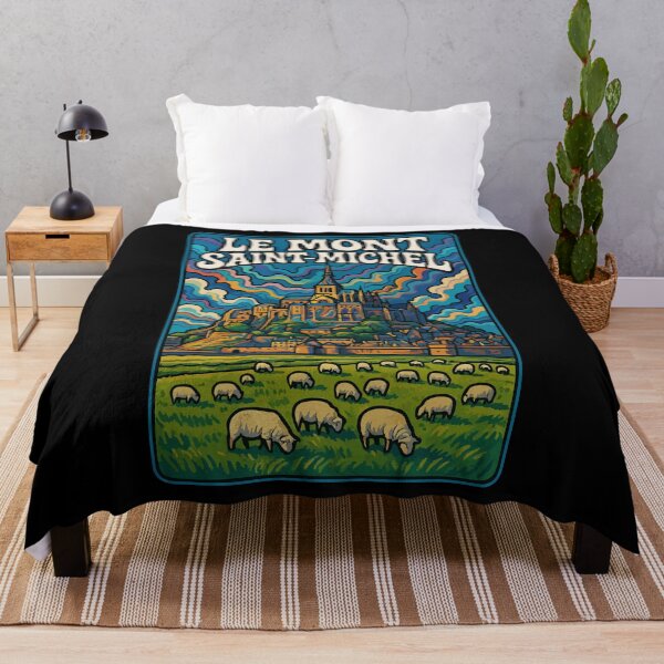 Item preview, Mont Saint Michel Trippy Travel designed and sold by TomFrontierArt.