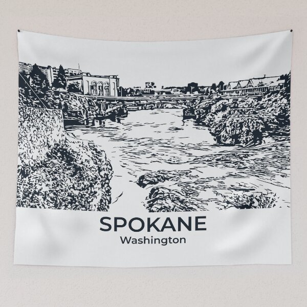 Item preview, Spokane - Washington designed and sold by Lakeric Cityscapes.