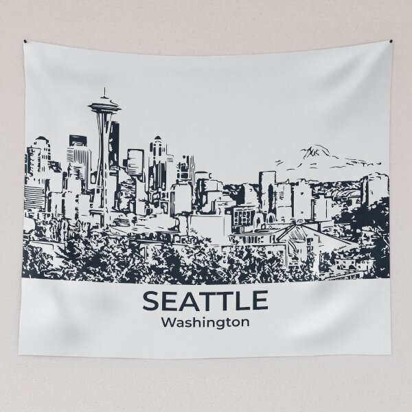 Item preview, Seattle - Washington designed and sold by Lakeric Cityscapes.
