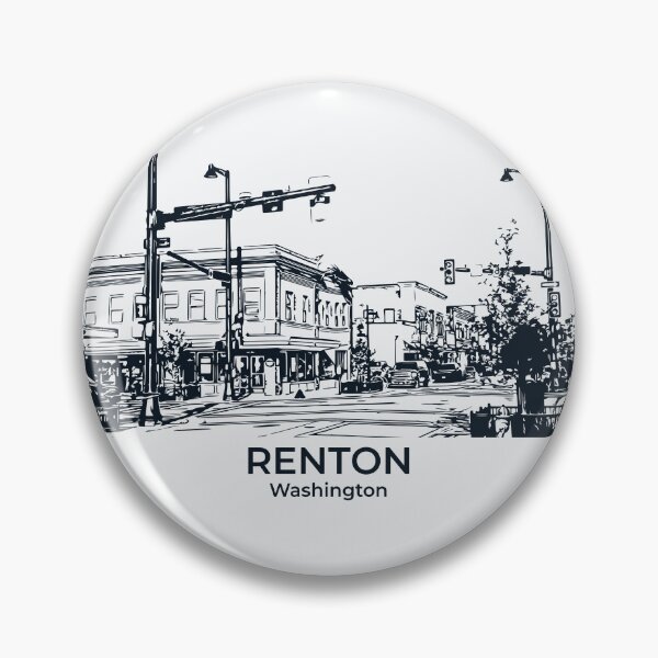 Item preview, Renton - Washington designed and sold by Lakeric Cityscapes.