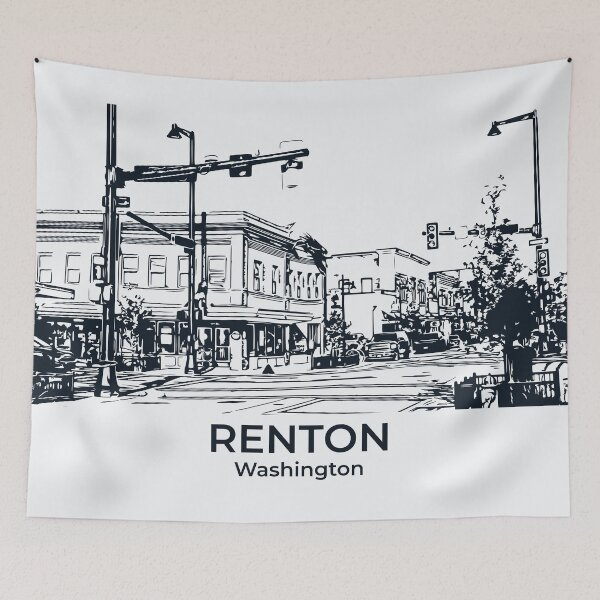Item preview, Renton - Washington designed and sold by Lakeric Cityscapes.