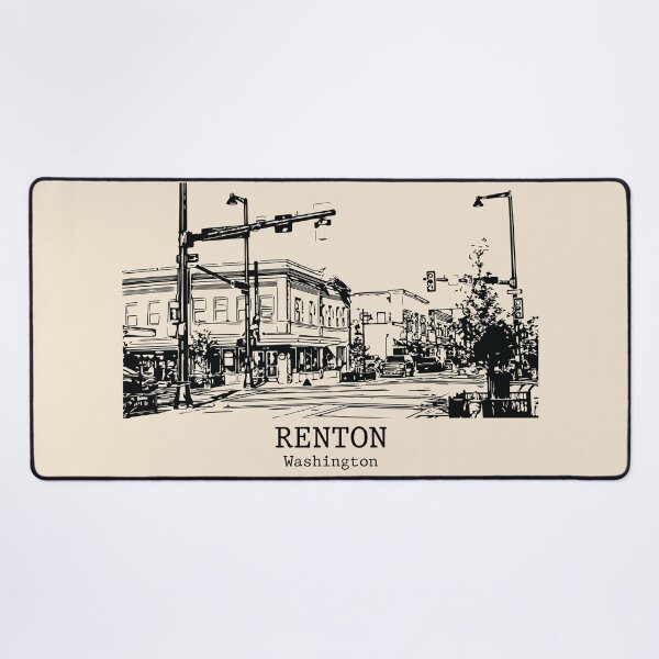 Item preview, Renton - Washington designed and sold by Lakeric Cityscapes.