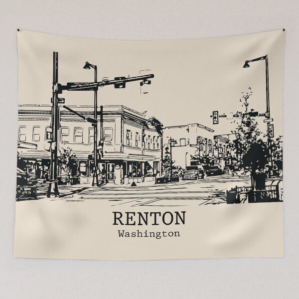 Item preview, Renton - Washington designed and sold by Lakeric Cityscapes.