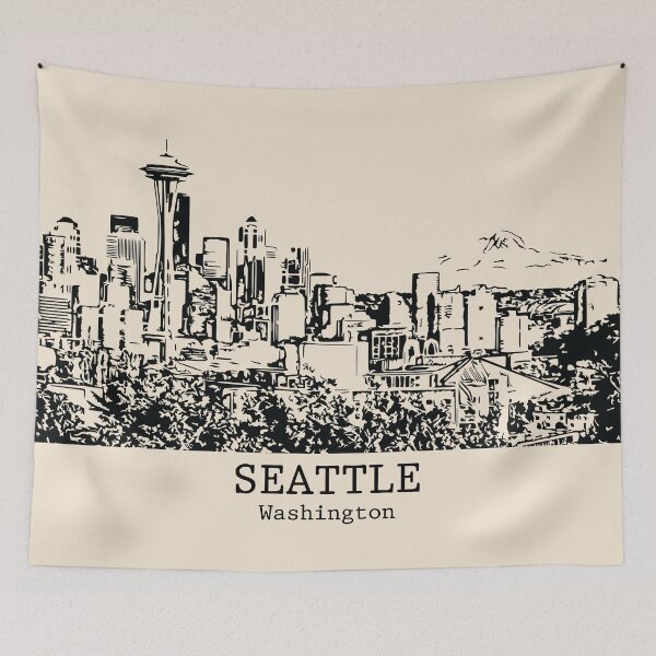 Item preview, Seattle - Washington designed and sold by Lakeric Cityscapes.