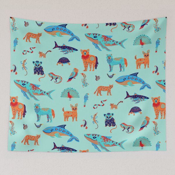 Item preview, Animal Colorful designed and sold by GOLDENGARDENART.