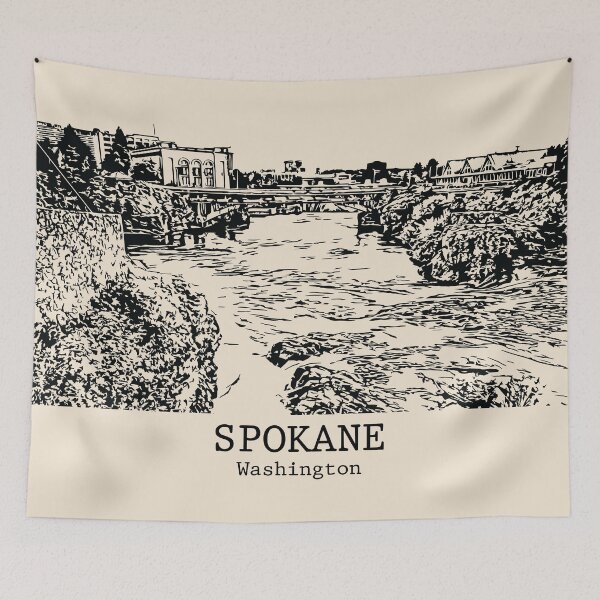 Item preview, Spokane - Washington designed and sold by Lakeric Cityscapes.