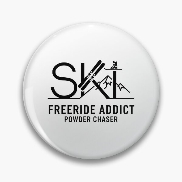 Item preview, Ski Freeride Addict – Powder Chaser – Minimalist Ski & Mountain Design designed and sold by Fuechse.