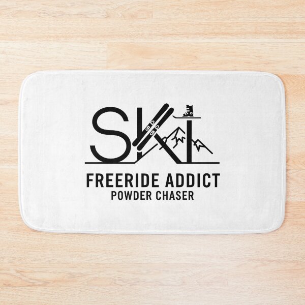 Item preview, Ski Freeride Addict – Powder Chaser – Minimalist Ski & Mountain Design designed and sold by Fuechse.