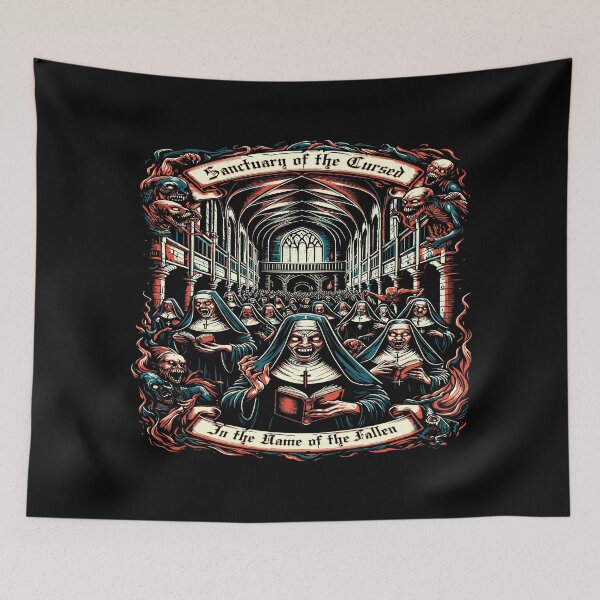 Item preview, Sanctuary Of The Cursed designed and sold by TheInkRaven.