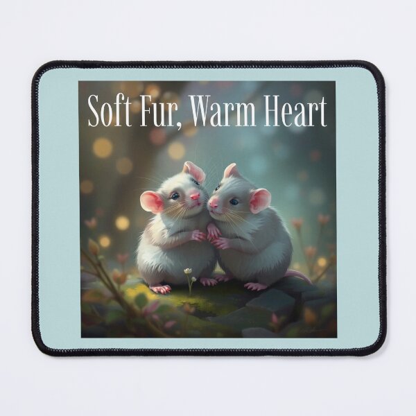 Item preview, Soft Fur, Warm Heart Pet Rat designed and sold by Sachie's Studio.