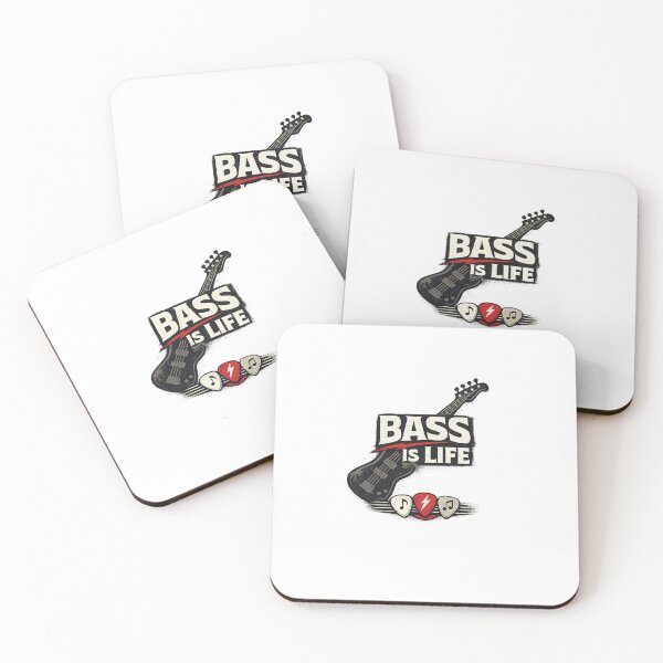 Item preview, Bass Is Life – Distressed Rock Bass Guitarist Design designed and sold by Yesmalady.