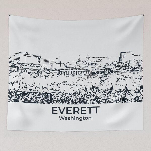 Item preview, Everett - Washington designed and sold by Lakeric Cityscapes.