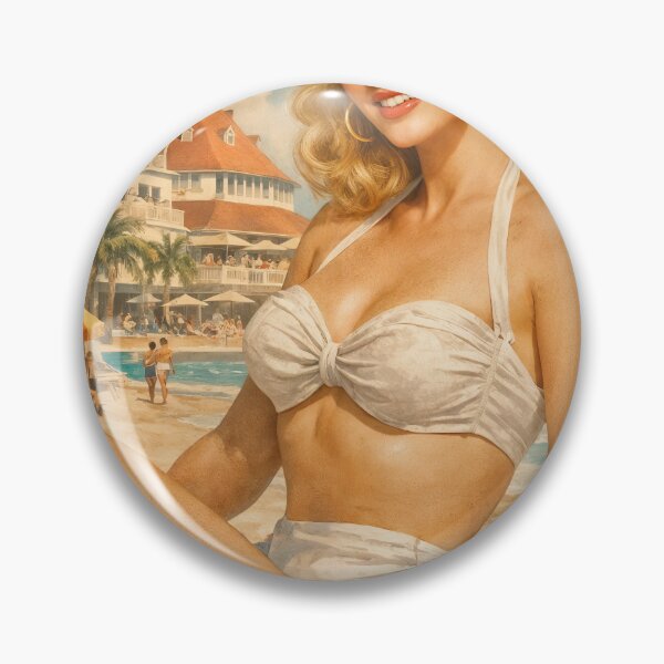 Item preview, Retro Beach Bliss – Classic Summer Postcard designed and sold by ForeverPrintsOK.