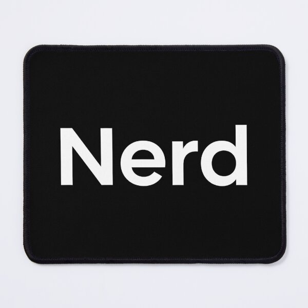 Item preview, Nerd lettering minimalist – stylish geek design for IT & gaming designed and sold by Fuechse.